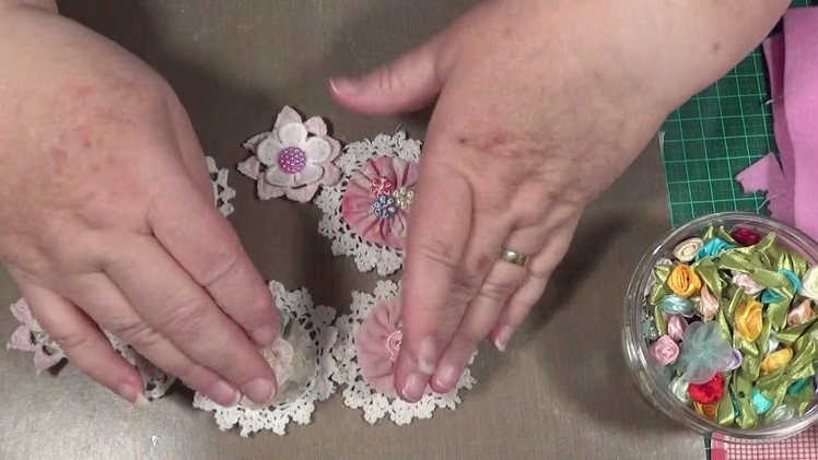Craft with me Flowers and fabric envelopes