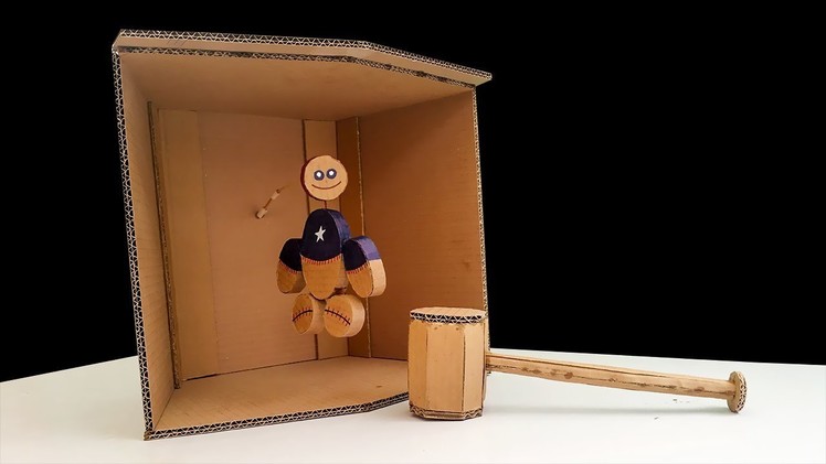 DIY Amazing Kick The Buddy Game Out Of Cardboard. NB Tricks