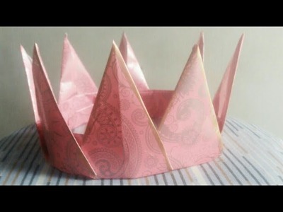 DIY beautiful paper crown | how to make fancy crown | Elsa crown | party crown
