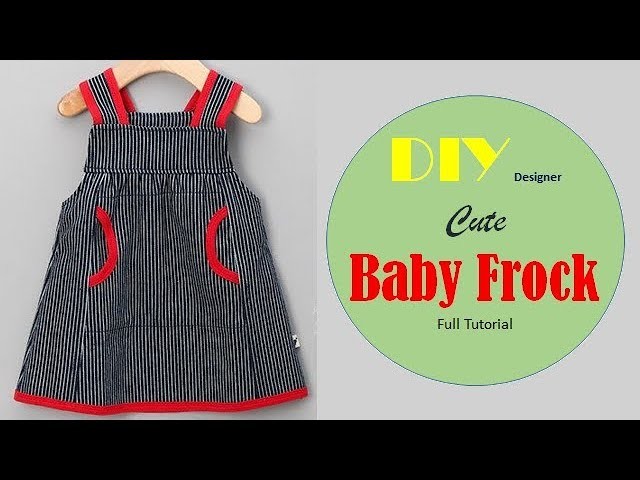 DIY Cute And Stylish Baby Frock Cutting And Stitching Full Tutorial