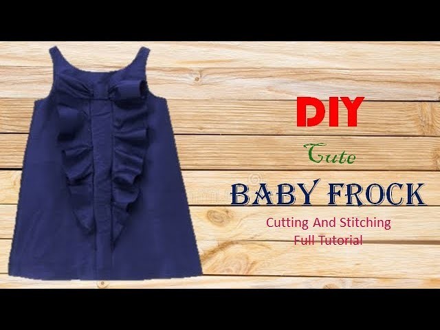 DIY Cute Baby Frock For 1 Year Baby Girl Full Tutorial