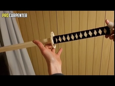 DIY Katana tutorial: Make Your Own Wooden Sword
