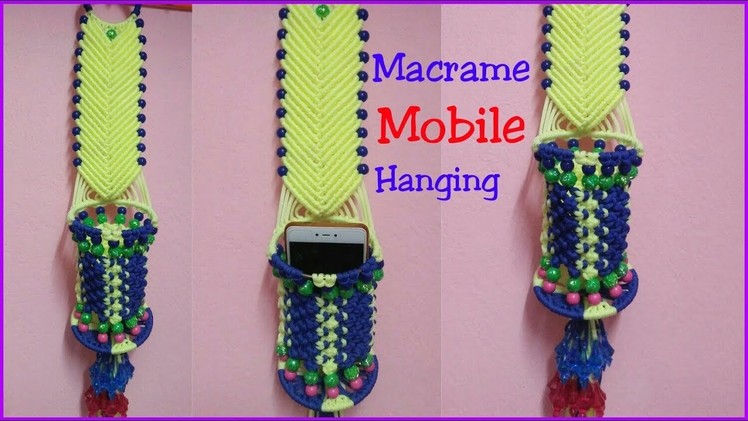 DIY Macrame Mobile Hanger Making Tutorial