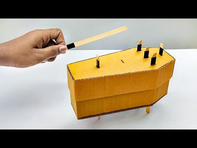 DIY Magic Coffin Box From Cardboard