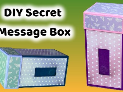 DIY Magic Message Box | Dual Slider Box | Magic Box | Design Credits : Handlavet
