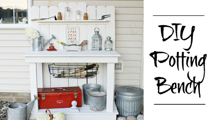 DIY Potting Bench | How To