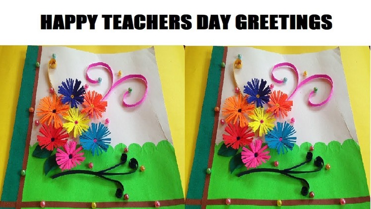 Diy teachers day greeting cards 2018 | latest designs | paper crafts | decoration | best designs