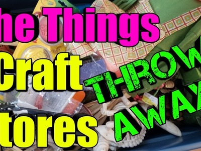 DUMPSTER HAUL REVEAL! THE THINGS THAT CRAFT STORES THROW AWAY!