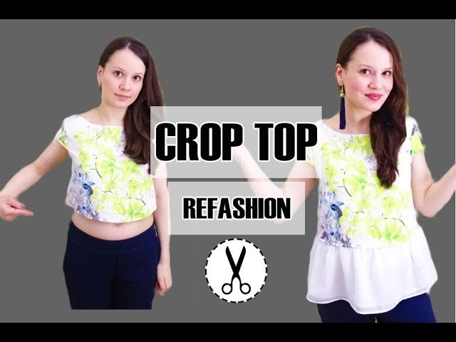 Easy Crop Top Refashion DIY | Alisa Shay