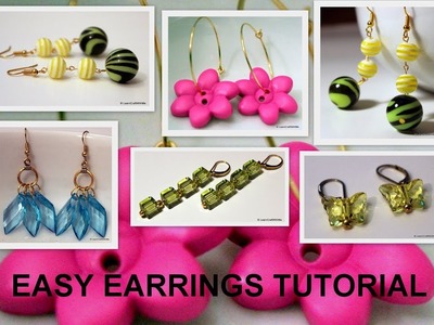 EASY EARRINGS TUTORIAL | 5 MINUTES DIY | DAILY WARE JEWELRY