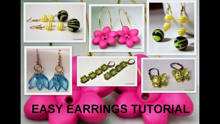 EASY EARRINGS TUTORIAL | 5 MINUTES DIY | DAILY WARE JEWELRY