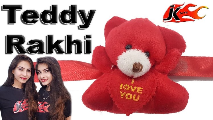 Easy Teddy Bear Rakhi for kids - JK Easy Craft 266