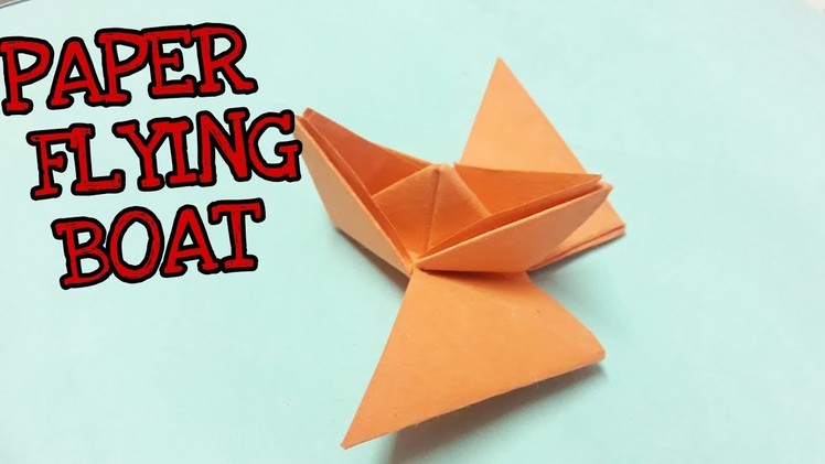 Flying Boat - DIY Origami Tutorial - Origami Paper Boat
