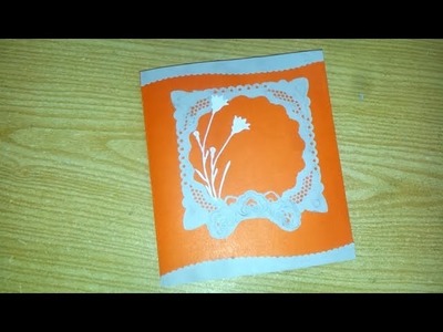 Greeting Card creation with craft paper
