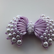 Handmade hair ribbon bow for girl alligator clip hair accessories