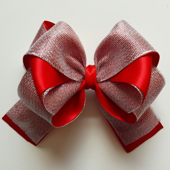 Handmade hair ribbon bow for girls alligator clip hair accessories ...