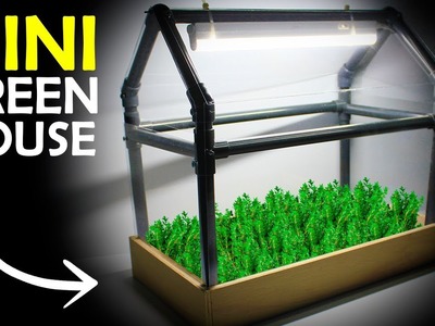How To Make a MINI GREENHOUSE At Home | Diy Project