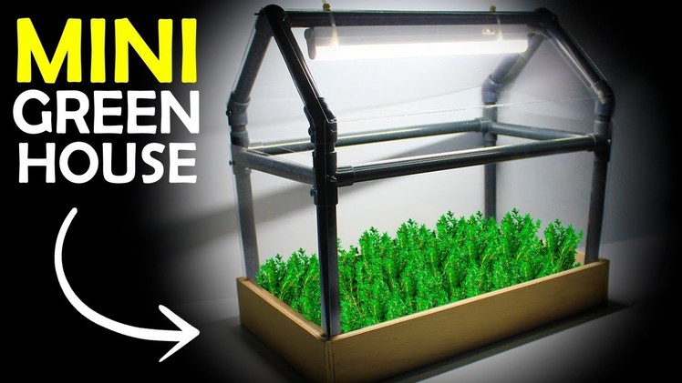 How To Make a MINI GREENHOUSE At Home | Diy Project