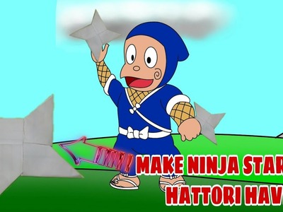 HOW TO MAKE A NINJA STAR WITH PAPER BY (PAPER CRAFT)