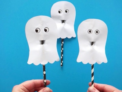 How to Make a Paper Ghosts Craft