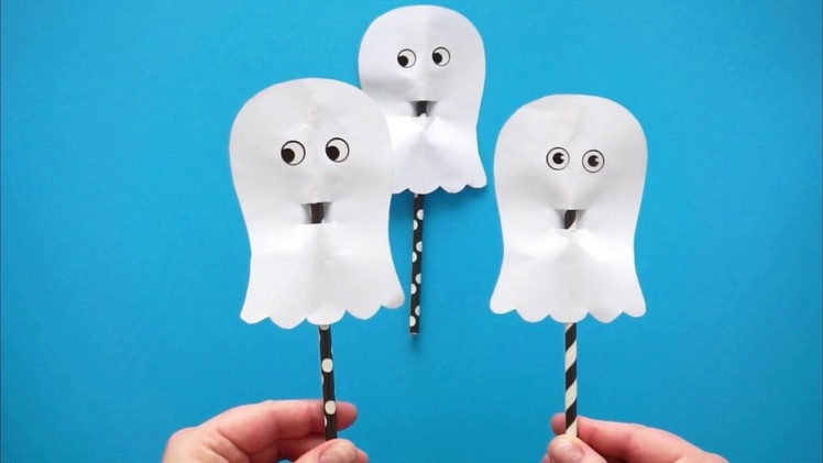 How to Make a Paper Ghosts Craft