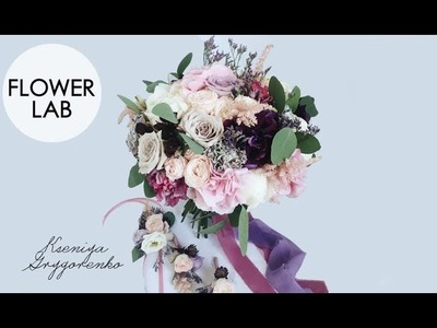 HOW TO MAKE A WEDDING LAVANDER BOUQUET | DIY BOUQUET TUTORIAL