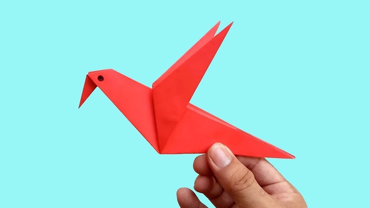 How to make an Origami Paper Bird | Paper Folding Craft Tutorials