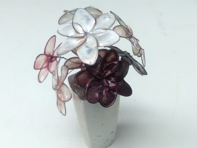 How To Make Craft Flowers. Using Nail Polish