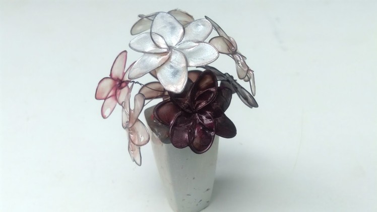 How To Make Craft Flowers. Using Nail Polish