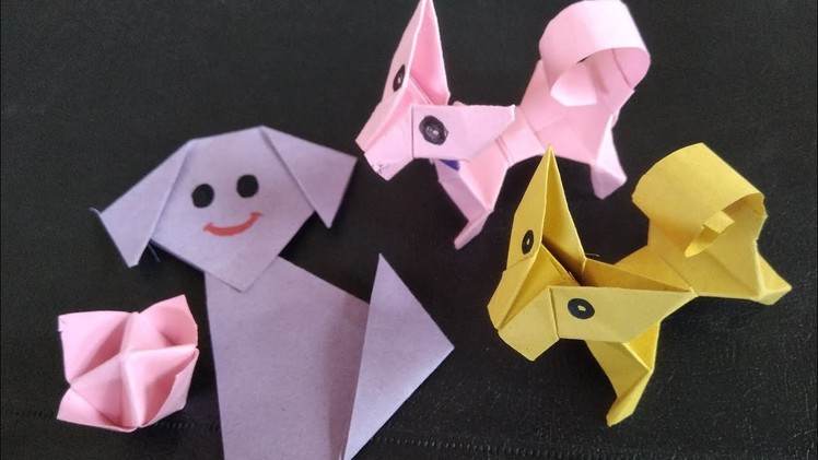 How to make Dog #Paper Craft