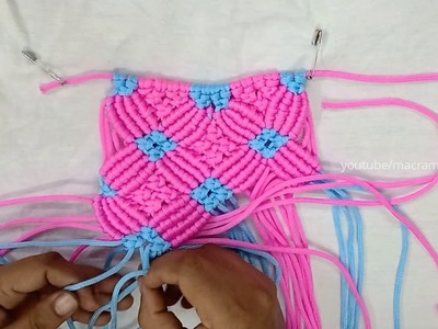 How to Make Ladies Bag from Macrame