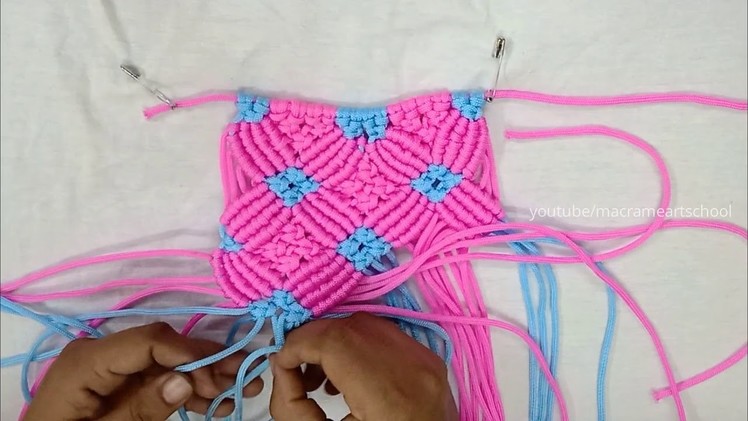 How to Make Ladies Bag from Macrame