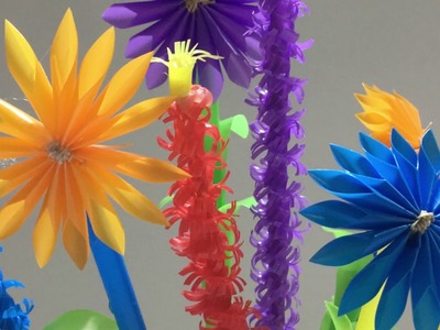 How To Make Lavender Flower From Drinking Straw - Craft tutorial #3
