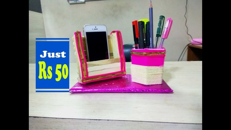 How to Make Pen Stand | Craft work in tamil | Kaivinai Tamil