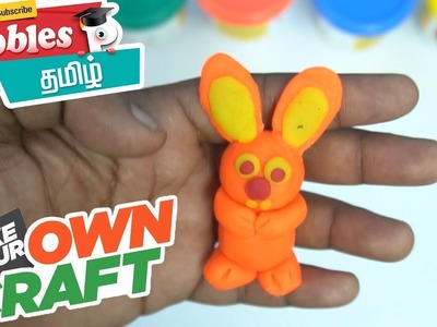 How to Make Rabbit in Clay | Easy Clay Modelling Craft for Kids
