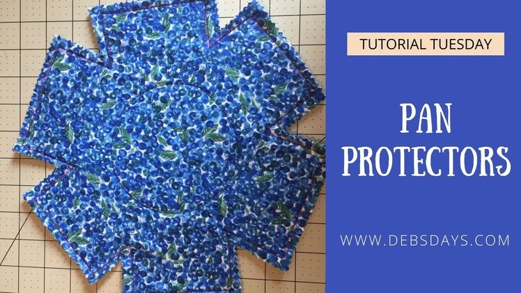How to Sew Quick and Easy Pan Protectors - DIY Project