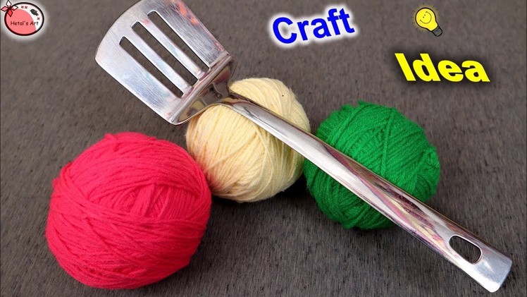 Innovative Traditional Woolen Craft Idea || DIY Woolen Wall Decor Craft