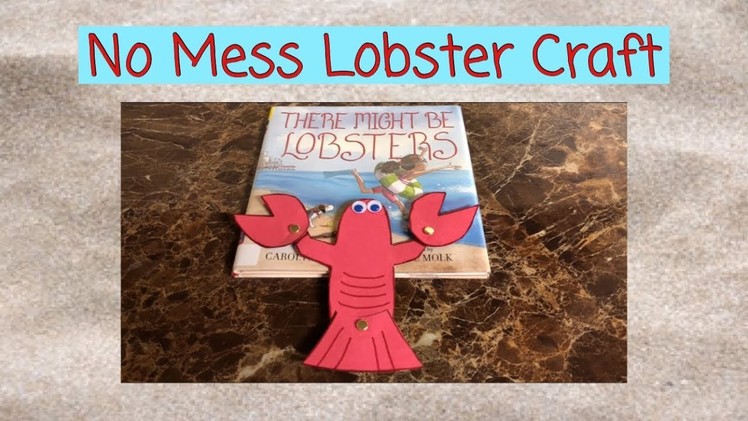 Kids Craft.Lobster