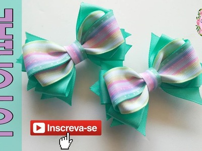 Laço Emely 2.2 cm ???? Ribbon Bow ???? DIY by Elysia Handmade