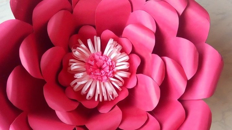 Large Size Giant Flower | Paper Assembly Flower | DIY Rose Tutorial (Large Size Paper Rose)
