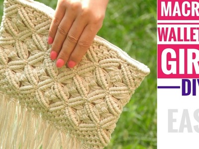 Macrame Clutch Bag DIY - Wallet for Girls Design 2