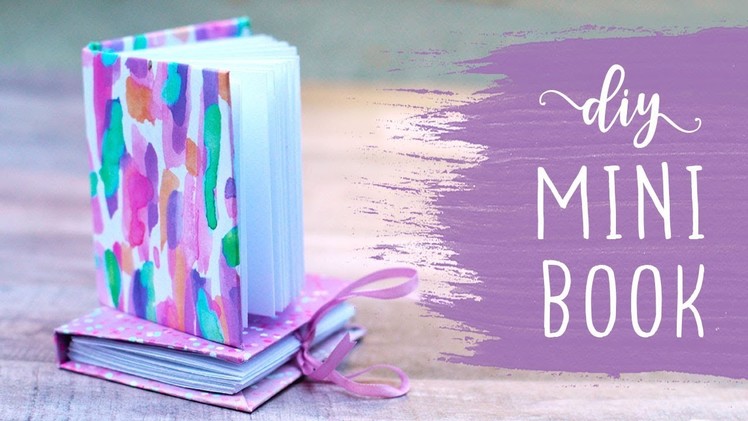 Mini Book Making Tutorial ???? DIY Mini Hardback Book with Binding!