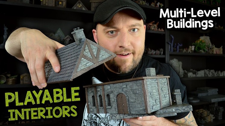 ????️Multi-Level Buildings with Playable Interiors for D&D (Black Magic Craft Episode 106)