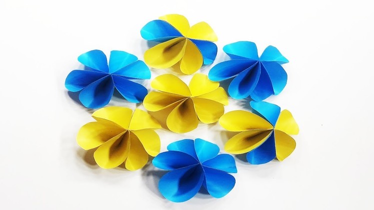 Origami Paper Flower Tutorial | Cute DIY Beautiful Paper Flower Tutorial - Learn Origami