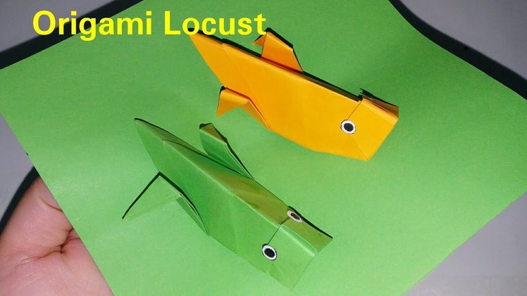 Paper Craft: How to Make Origami Locust| Locust Paper|step by step |Chenly's Crafty Creation