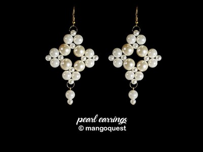 Pearl Earrings Tutorial Fashion Jewellery DIY