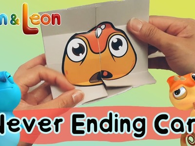 Playtime with Cam & Leon | DIY Never Ending Card | Cam & Leon