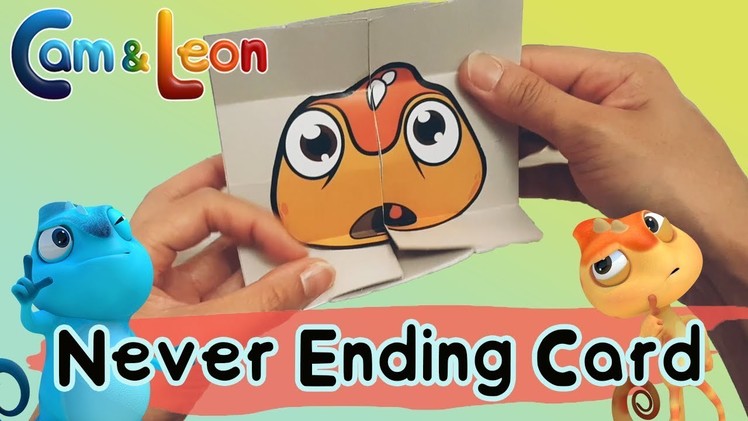 Playtime with Cam & Leon | DIY Never Ending Card | Cam & Leon