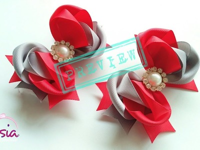 [PREVIEW] laço Melody 25mm ???? Ribbon Bow Tutorial ???? DIY by Elysia Handmade