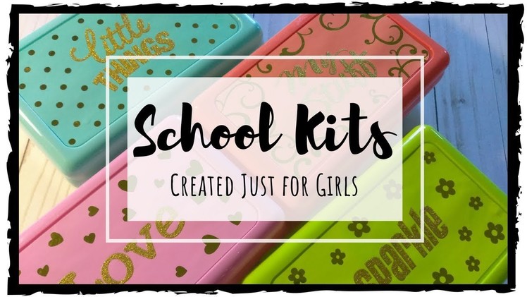 Sparkly School Survival Kits for Girls | DIY Dollar Tree Gifts
